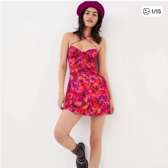 NWT For Love & Lemons Wendy Floral Mini Dress